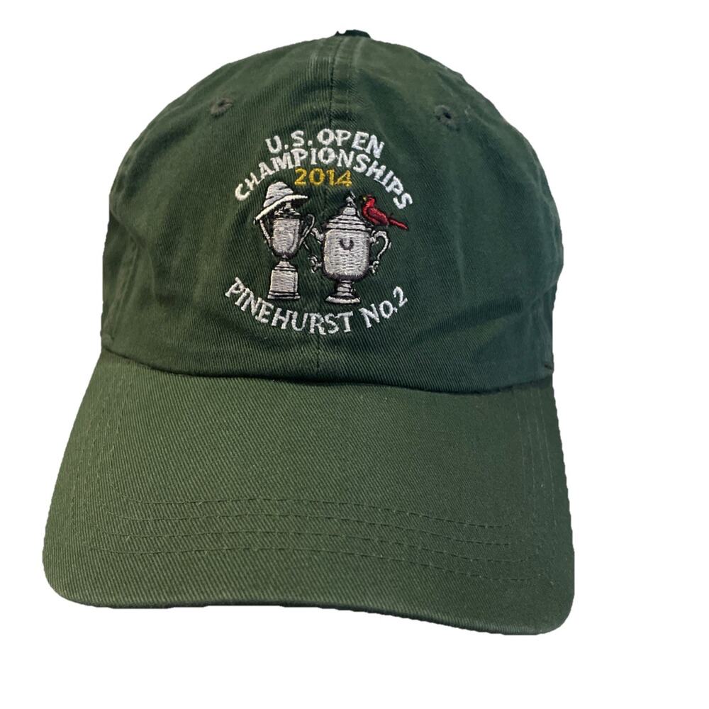 US Open 2014 Pinehurst No 2 Golf Championship Hat Cap USGA Member NEW OLD STOCK